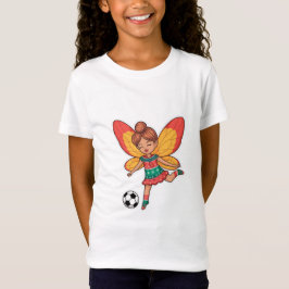 Camiseta Christmas Fairy Playing Soccer