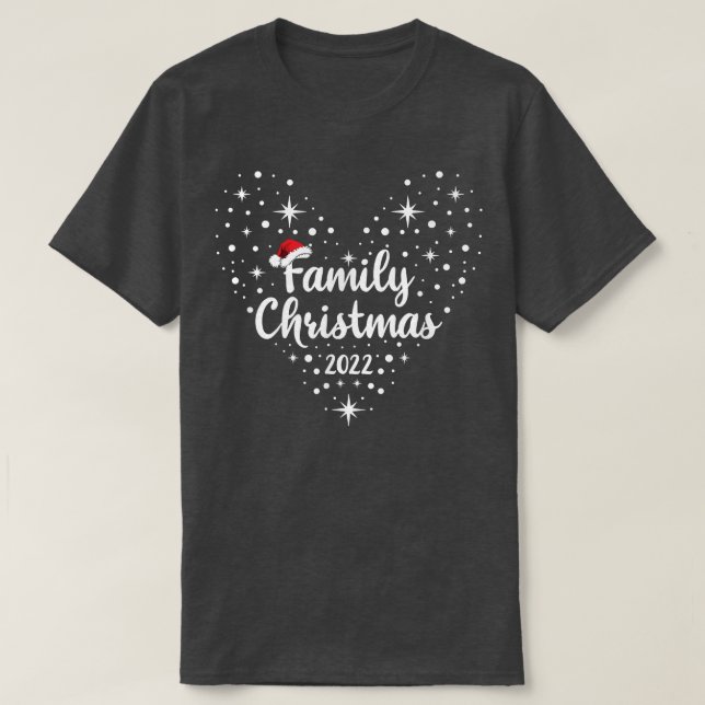 Camiseta Christmas Family 2022 Cute Family Christmas 2022  (Frente do Design)