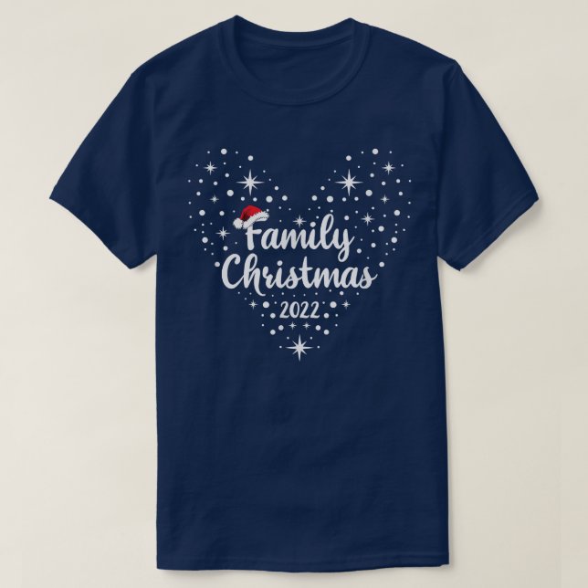 Camiseta Christmas Family 2022 Cute Family Christmas 2022  (Frente do Design)