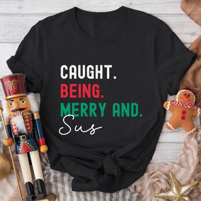 Camiseta Christmas Family Matching Funny Naughty List Gen Z (Criador carregado)