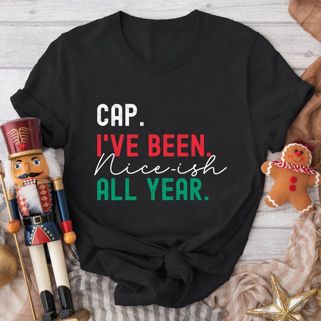 Camiseta Christmas Family Matching Funny Naughty List Gen Z (Criador carregado)