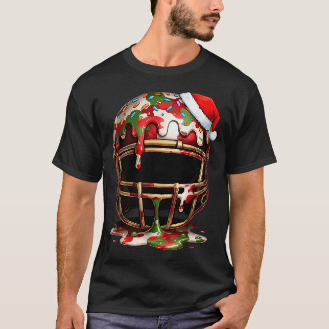 Camiseta Christmas Football Drip Boys Ice Cream Drip Camo S (Frente)