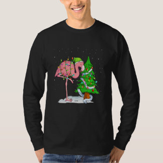 Camiseta Christmas for men women kids ELF Flamingo