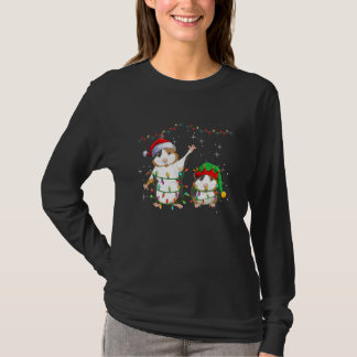 Camiseta Christmas for men women kids Santa ELF Guinea Pig