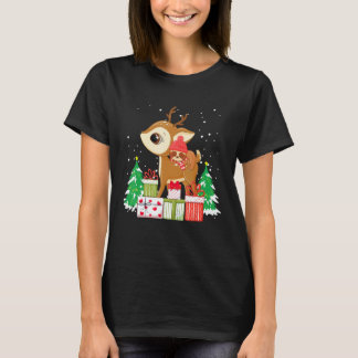 Camiseta Christmas for men women kids sloth Riding Reindeer