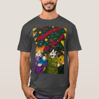 Camiseta Christmas Gift Cats