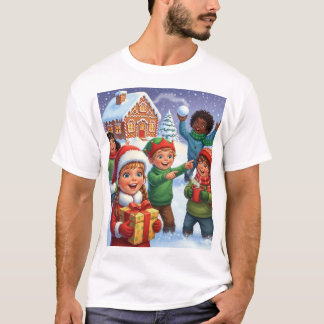 Camiseta Christmas Gingerbread Play