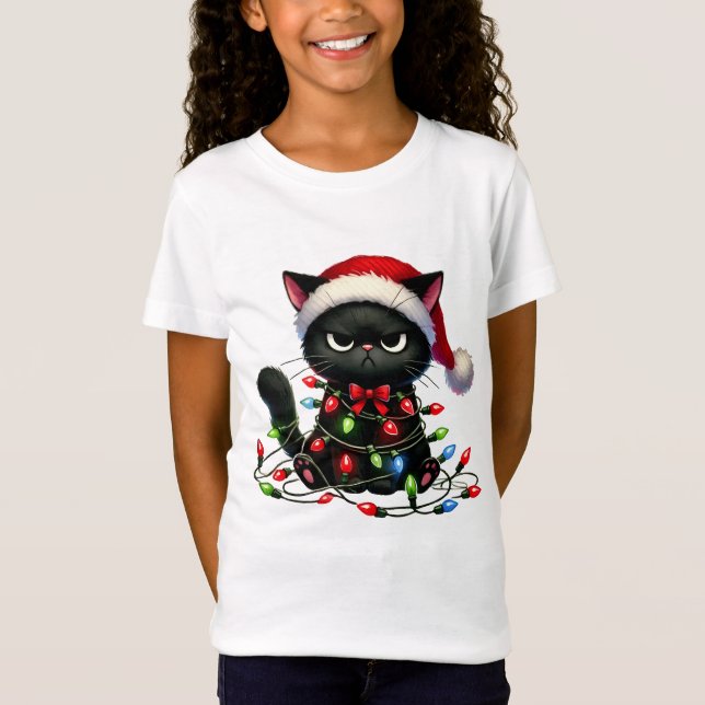 Camiseta Christmas Grumpy Cat (Frente)