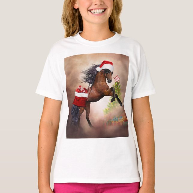 Camiseta Christmas Horse (Frente)