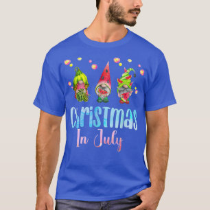 Camiseta Christmas in July Gnomes Watermelon Summer Party 2