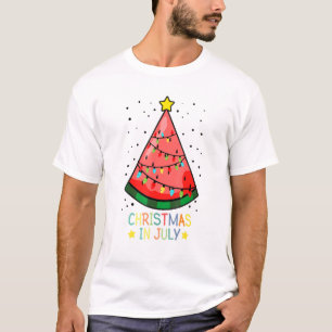 Camiseta Christmas In July Melon Christmas Tree Summer