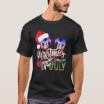 Camiseta Christmas In July Santa Hat Sunglasses Hawaii Summ<br><div class="desc">Christmas In July Santa Hat Sunglasses Hawaii Summer 1.</div>
