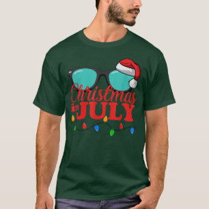 Camiseta Christmas in July Sunglasses Beach Summer Vacatio