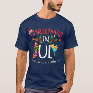 Camiseta Christmas In July TSummer Beach Vacation 