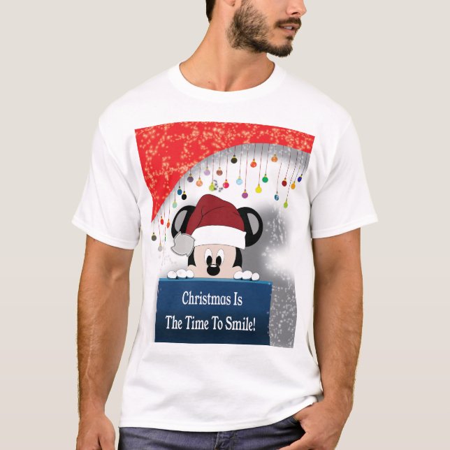 Camiseta Christmas Is the Time to Smile Tee (Frente)