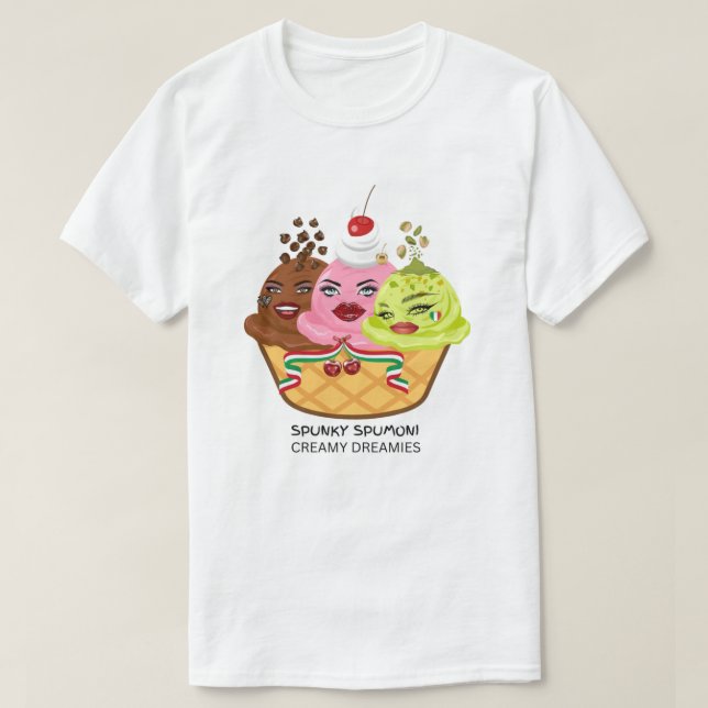 Camiseta Christmas Italian Spunky Spumoni! T-Shirt (Frente do Design)