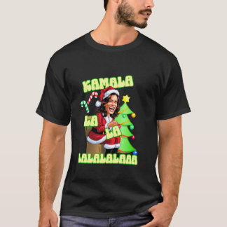 Camiseta Christmas Kamala Harris Papais noeis Kamala La Fun