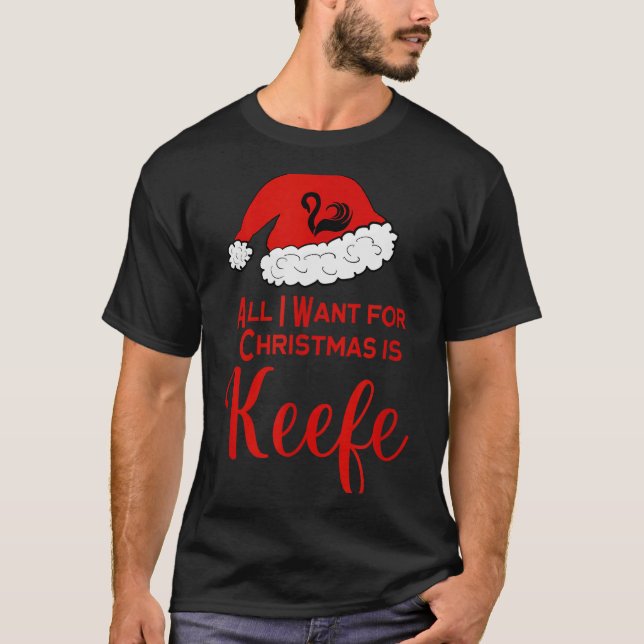 Camiseta Christmas Keefe Shirt For Keeper Fans Of The Lost  (Frente)