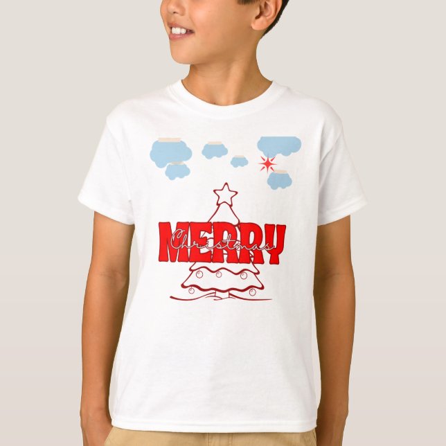Camiseta Christmas kids T-Shirt (Frente)