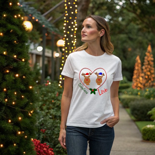 Camiseta Christmas Love (Criador carregado)