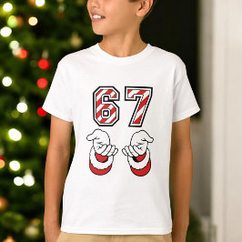 Camiseta Christmas Meme Six Seven 67 6 7 Holiday