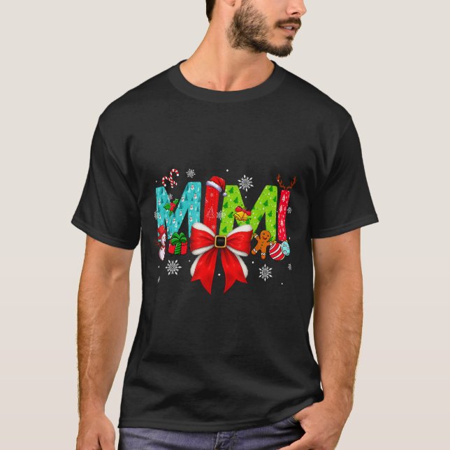 Camiseta Christmas Mimi Coquette Bow Mimi Christmas  (Frente)
