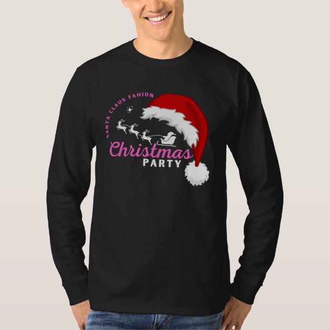 Camiseta Christmas Motif Christmas Party  2 (Frente)