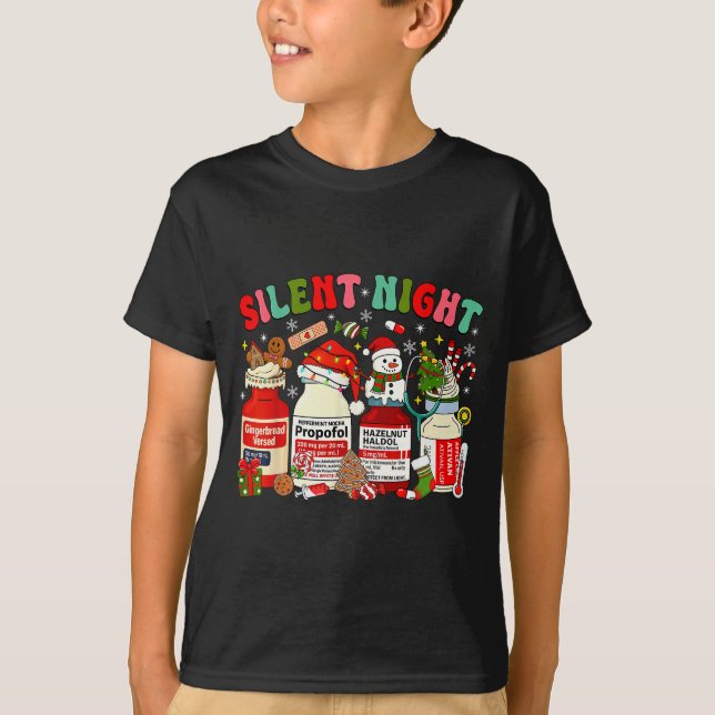 Camiseta Christmas Nurse Funny Peppermint Mocha Profol Er E (Frente)