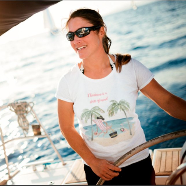 Camiseta Christmas on the Beach is Still Christmas T-Shirt (Criador carregado)