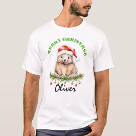 Camiseta Christmas Oz Animals Wombat Fam Matching Men