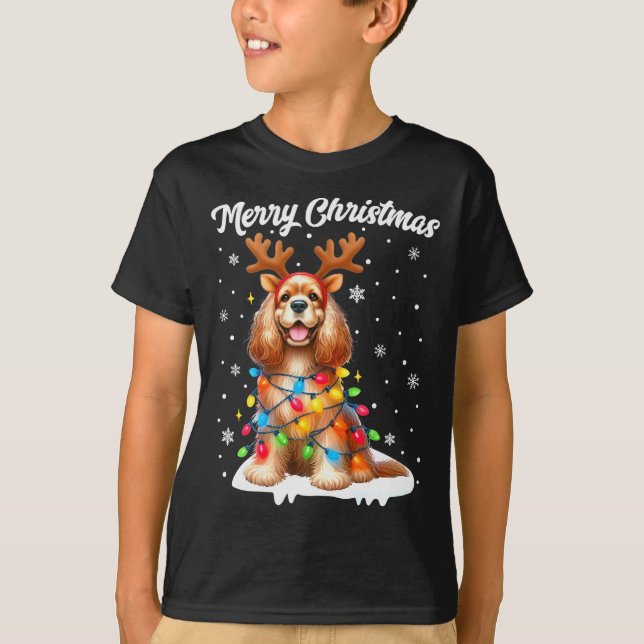 Camiseta Christmas Pajamas Men Women Kids English Er Spanie (Frente)