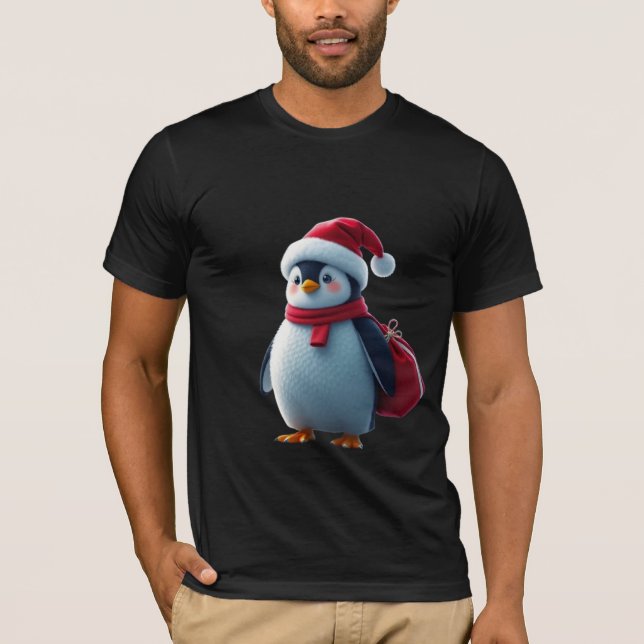 Camiseta Christmas penguin (Frente)