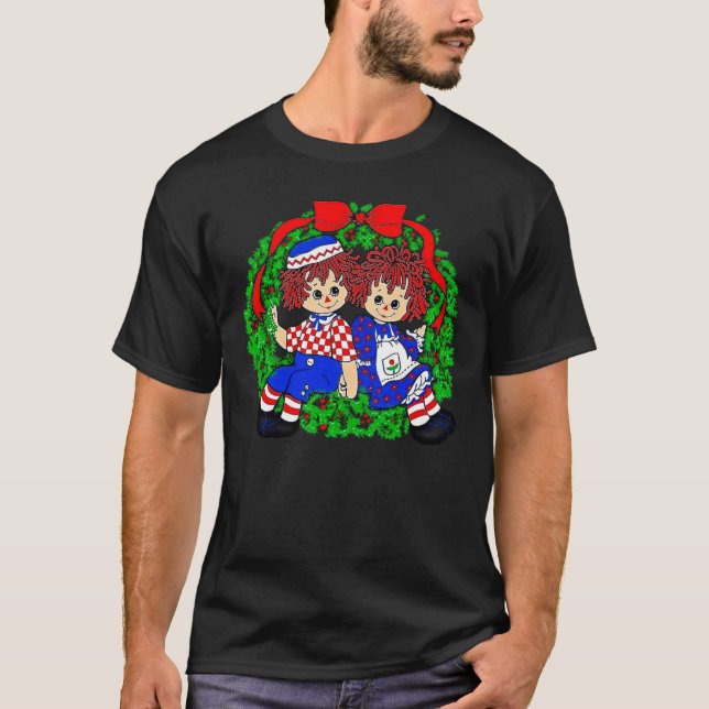 Camiseta Christmas Raggedy Anne e Andy Vintage 1478png147 (Frente)