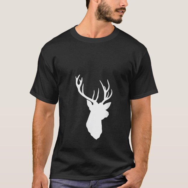 Camiseta Christmas Reindeer Hunter Deer Meat Hunting Reinde (Frente)