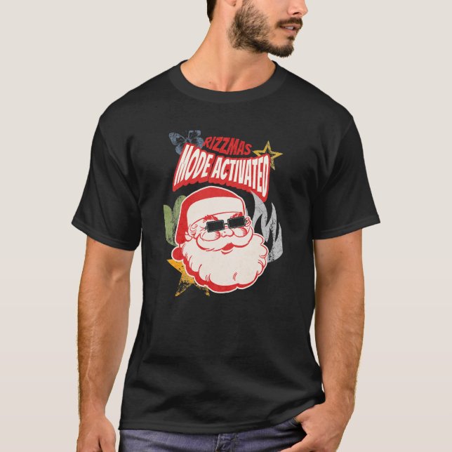 Camiseta Christmas Rizz Meme Rizzmas Spirit Classic T-Shirt (Frente)
