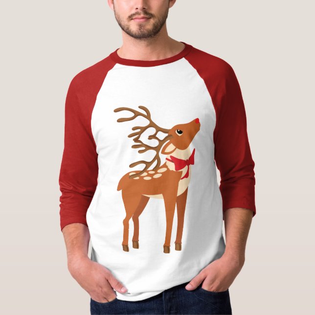 Camiseta Christmas Rudolph (Frente)