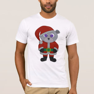 Camiseta Christmas Santa Claus Bear
