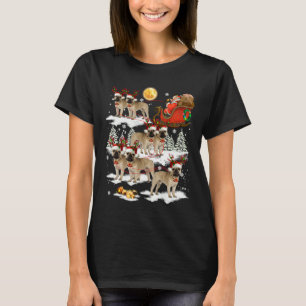 Camiseta Christmas Santa Claus Riding French