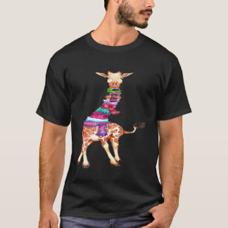 Camiseta Christmas Scarf Giraffe