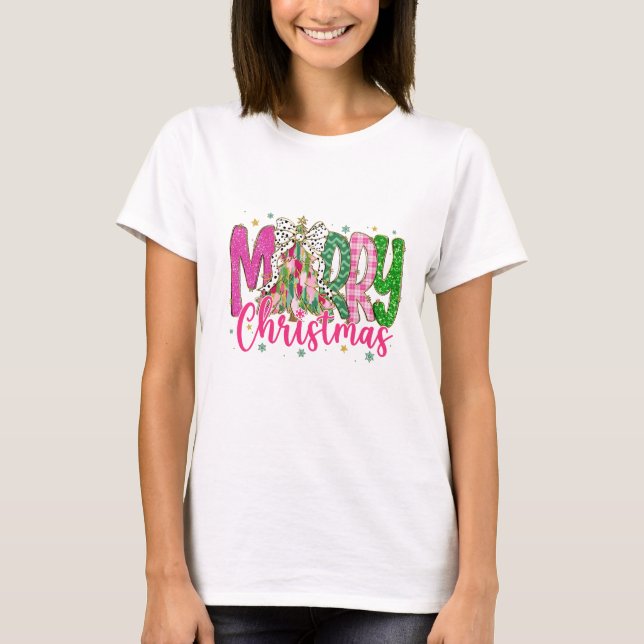 Camiseta Christmas shirt, cute Christmas shirt (Frente)