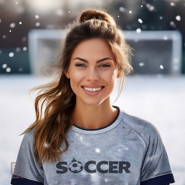 Camiseta Christmas Soccer Ornament Classic (Criador carregado)