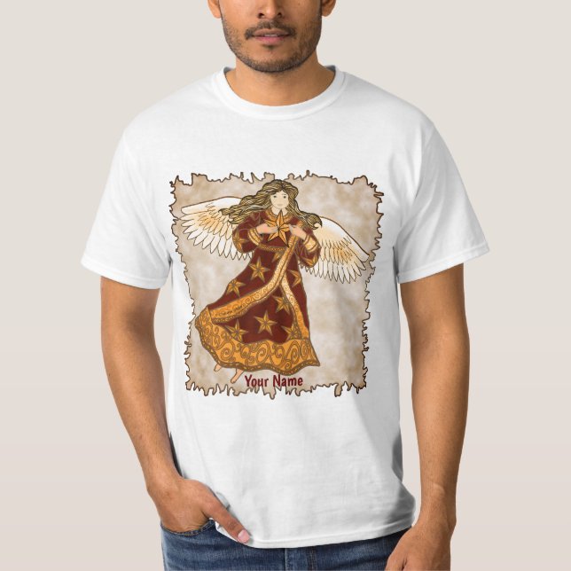 Camiseta Christmas Star Angel T-Shirt (Frente)