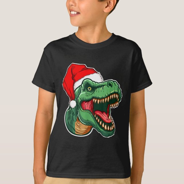 Camiseta Christmas T-rex  (Frente)