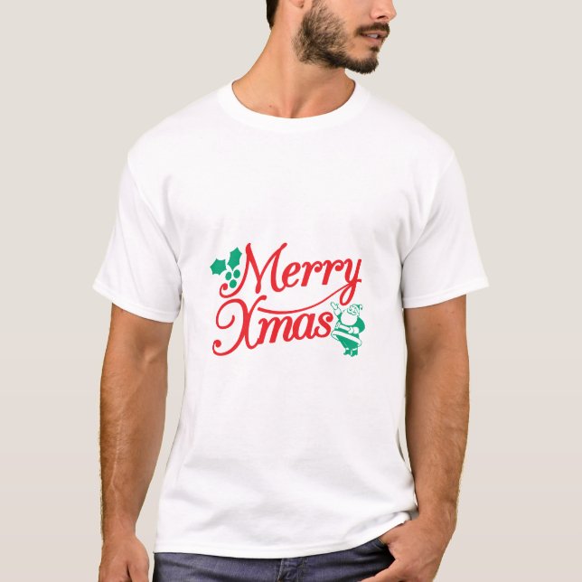 Camiseta Christmas T-Shirt – Festive Holiday Graphic Tree (Frente)