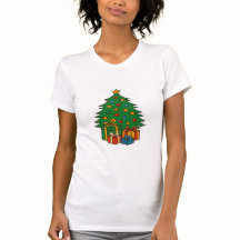 Christmas Tree and Presents T-shirt