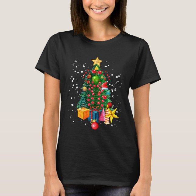 Camiseta Christmas Tree Christmas Pyjamas  2 (Frente)