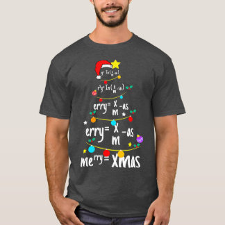 Camiseta Christmas Tree of Equations Math Nerd Science Teac