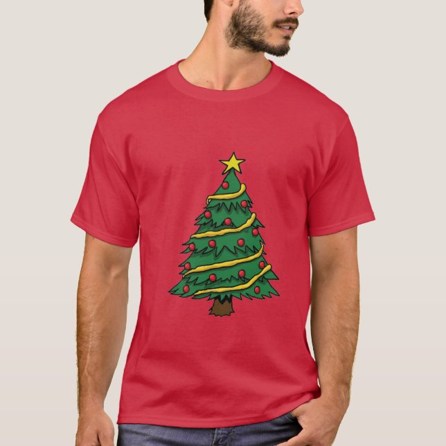 Camiseta Christmas Tree T-Shirts (Frente)