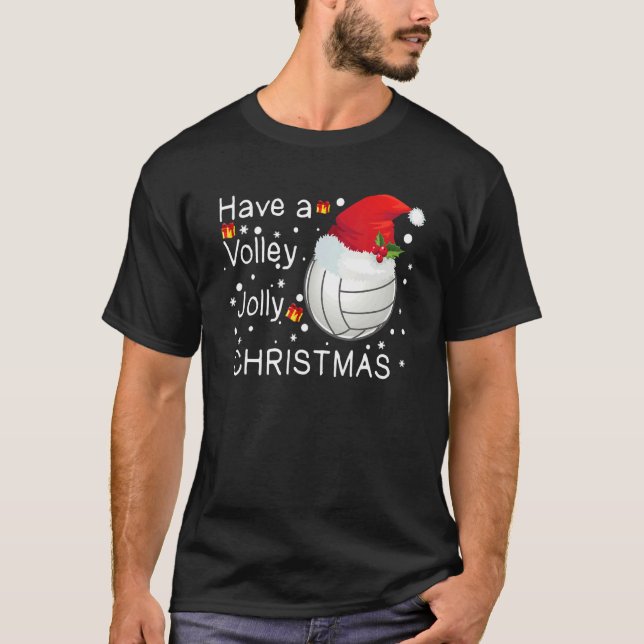 Camiseta Christmas Volleyball Have A Volley Jolly Christmas (Frente)