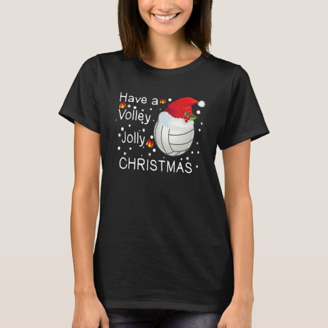 Camiseta Christmas Volleyball Have A Volley Jolly Christmas (Frente)
